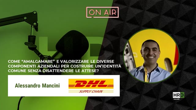 Creazione di un'identità comune aziendale DHL SUPPLY CHAIN