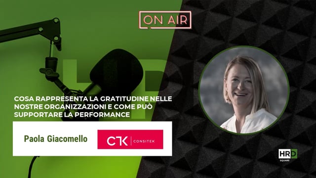 La scienza della gratitudine CONSITEK