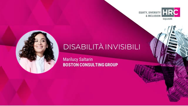 Disabilità invisibili BOSTON CONSULTING GROUP
