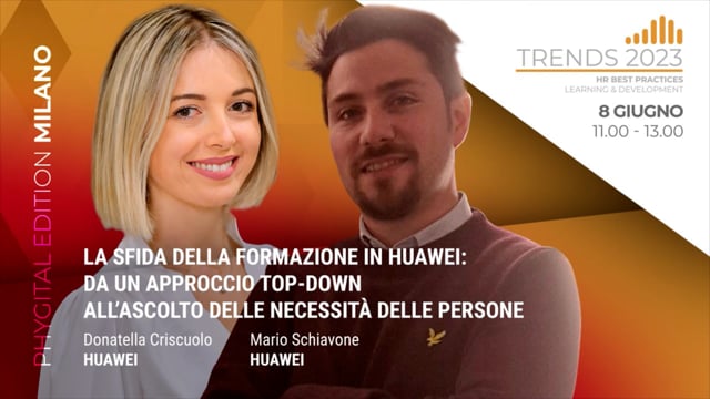 LA SFIDA DELLA FORMAZIONE IN HUAWEI: DA UN APPROCCIO TOP-DOW ...