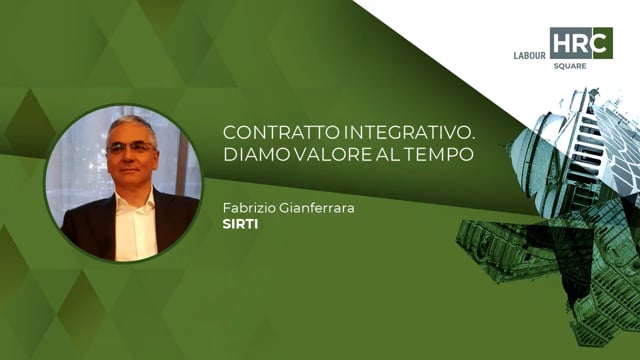 Contratto integrativo. Diamo valore al tempo SIRTI