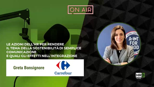 Sostenibilità - tra comunicazione e integrazione CARREFOUR