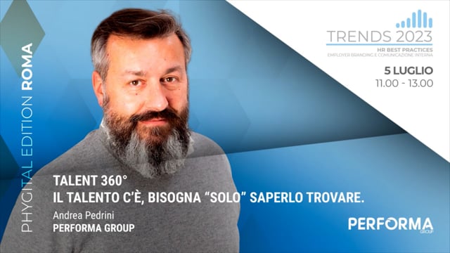 TALENT 360°: IL TALENTO C’È, BISOGNA “SOLO” SAPERLO  ...