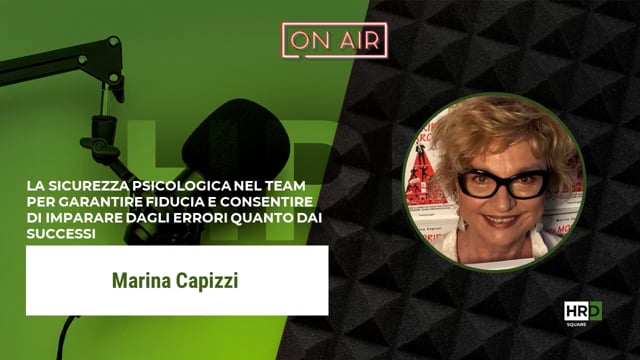 Sicurezza psicologica - Marina Capizzi