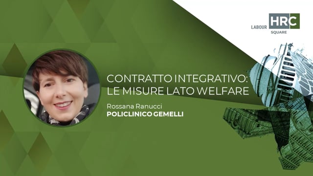 Contratto integrativo – le misure lato welfare POLICLINICO ...