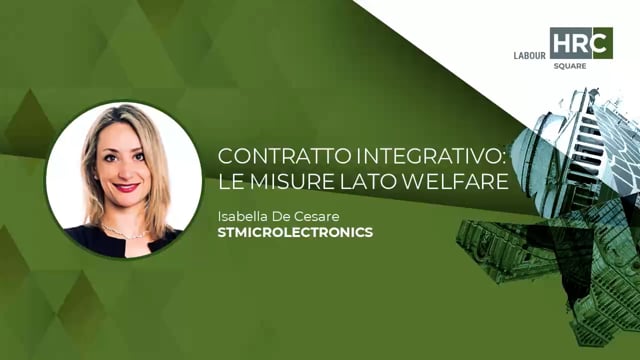 Contratto integrativo – le misure lato welfare STMICROELEC ...