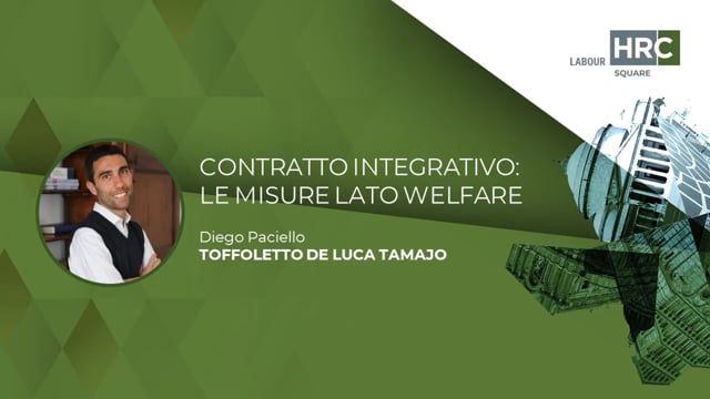 Contratto integrativo – le misure lato welfare TOFFOLETTO  ...