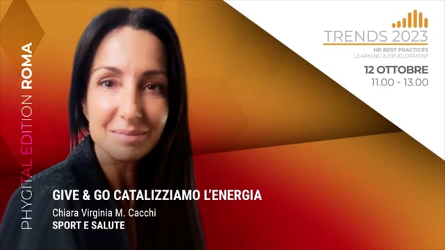 Give & Go catalizziamo l’energia – SPORT E SALUTE