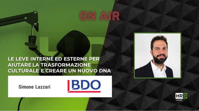 Trasformazione culturale e un nuovo DNA BDO