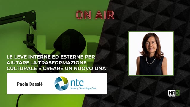 Trasformazione culturale e un nuovo DNA NTC PHARMA
