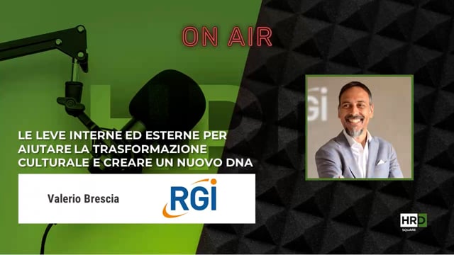 Trasformazione culturale e un nuovo DNA RGI
