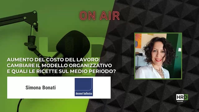 Aumento del costo del lavoro DESMET BALLESTRA
