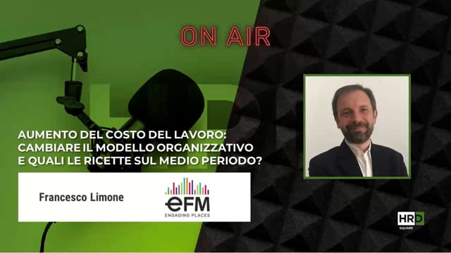 Aumento del costo del lavoro eFM