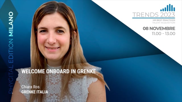 Welcome onboard in Grenke - GRENKE ITALIA