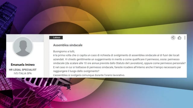 Assemblea sindacale SIRTI