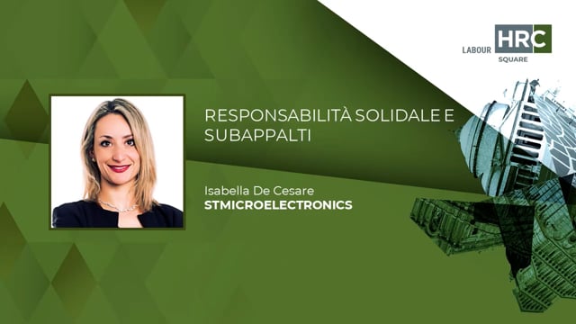 Responsabilità solidale e subappalti STMICROELECTRONICS