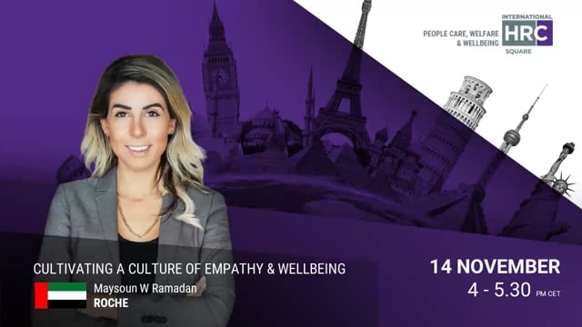 CULTIVATING A CULTURE OF EMPATHY AND WELLBEING ROCHE