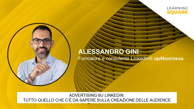 Creare un’audience da zero con gli attributi professionali ...