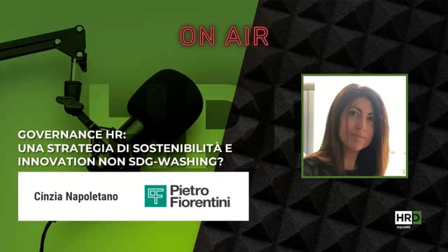 Governance HR - sostenibilità e innovation non SDG-washing  ...