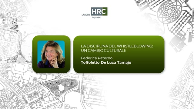 La disciplina del Whistleblowing: un cambio culturale Toffol ...