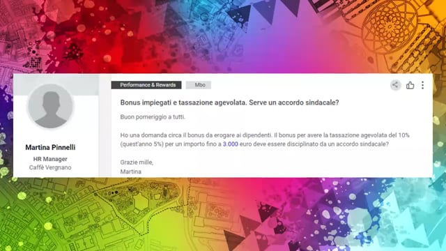 Bonus Impiegati e tassazione agevolata. Serve accordo sindac ...