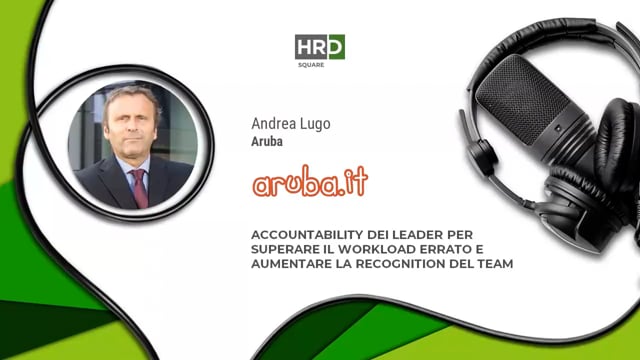Accountability, workload e recognition ARUBA