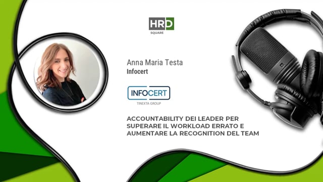 Accountability, workload e recognition INFOCERT