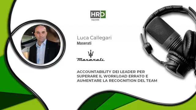 Accountability, workload e recognition MASERATI (Callegari)
